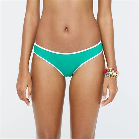 J Crew Eco Tipped Surf Hipster Bikini Bottom For Women