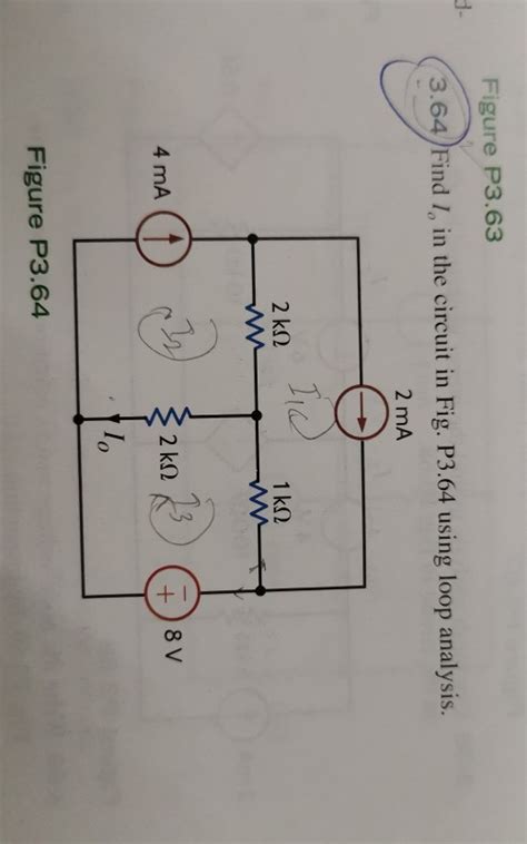 Solved Figure P363 D 364find I In The Circuit In Fig