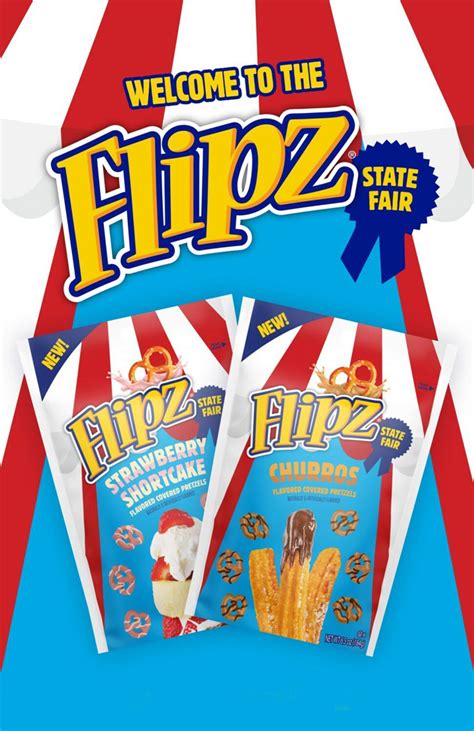 Flipz State Fair Churros and Flipz State Fair Strawberry Shortcake