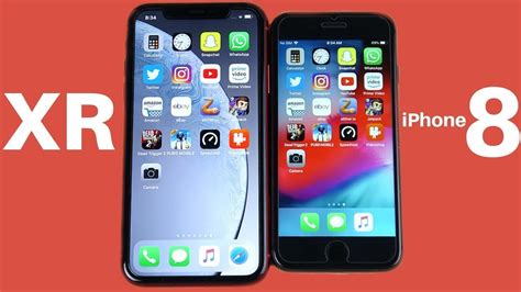 Iphone Xr Vs Iphone 8 Speed Test Youtube