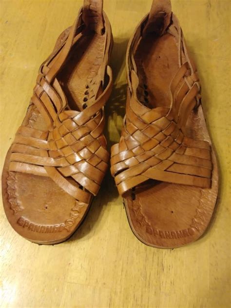 Handmade Leather Men Sandals Panama Cutarra Style Sandalias Etsy