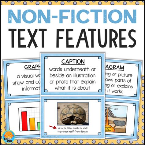 Non-Fiction Text Features Posters | fishyrobb