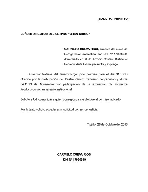 Calaméo Solicito Justificacion De Inasistencia