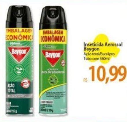 Inseticida Aerossol Baygon Ação total Eucalipto Tubo 360ml oferta