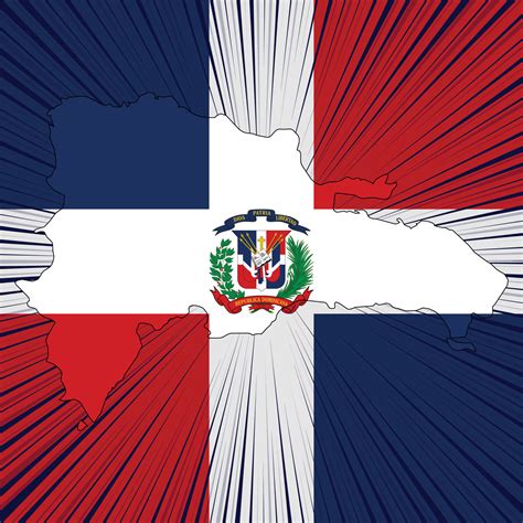 Dominican Republic National Day Map Design 11751771 Vector Art at Vecteezy