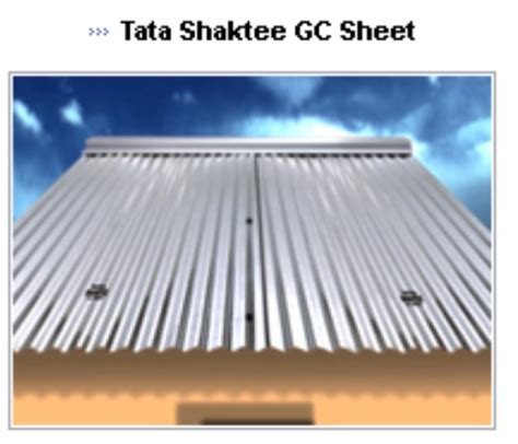 Galvanized Iron Galvanised Tata Shaktee Wide Gc Sheet For Roofing At