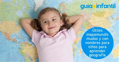 Útiles mapamundis mudos y con nombres para niños para aprender geografía