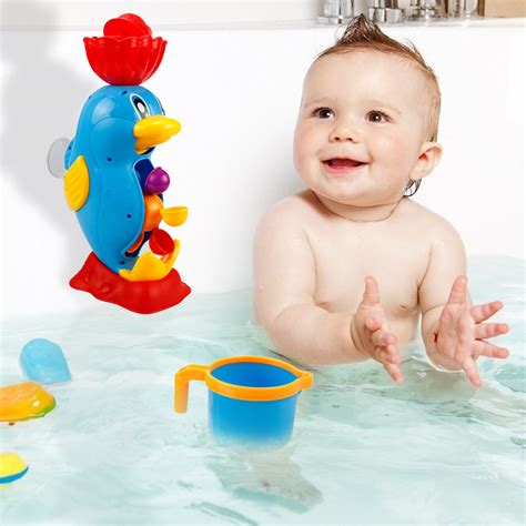 Dolphin Bath Toys Bathtub Toys For Toddlers Babies Kids 2 3 4 Year Old ...