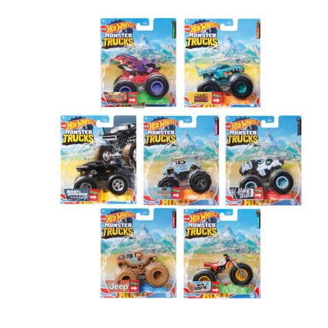 Authentic Mattel Hot Wheels Monster Trucks Collection Fyj Shopee Malaysia