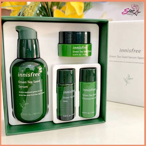 Innisfree Green Tea Seed Serum Special Set New 2019 Shopee Thailand