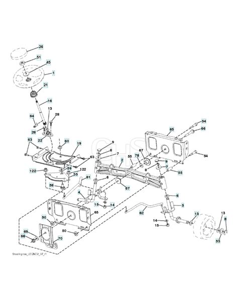 Husqvarna Yth22V42Ls Steering GHS