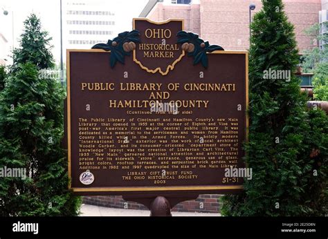 Cincinnati and Hamilton county public library in Ohio Stock Photo - Alamy