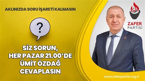 Ümit Özdağ a Soruyorum 2 Bölüm Prof Dr Ümit Özdağ Zafer Partisi