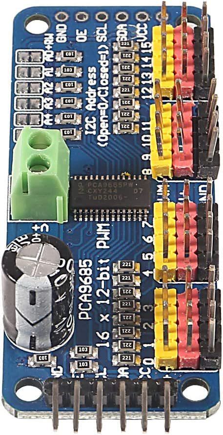 Módulo PCA9685 16 Canales PWM I2C 12 Bit Fcelectronik