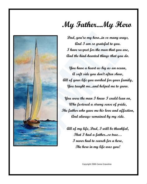 My Dad Is My Hero Poem