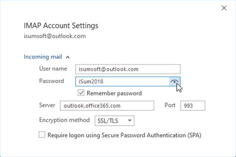 How To See Saved Passwords In MS Outlook 2019 2016 2013 2010