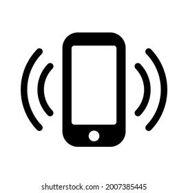 Phone Icon On White Background Stock Vector Royalty Free