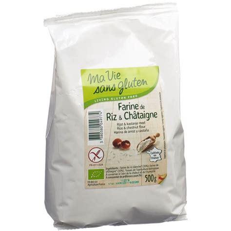 Acheter Ma vie sans gluten farine de riz et châtaigne 500g Kanela