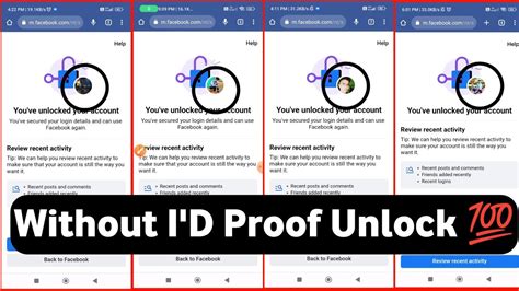 How To Change Option In Locked Facebook Account Confirm Your