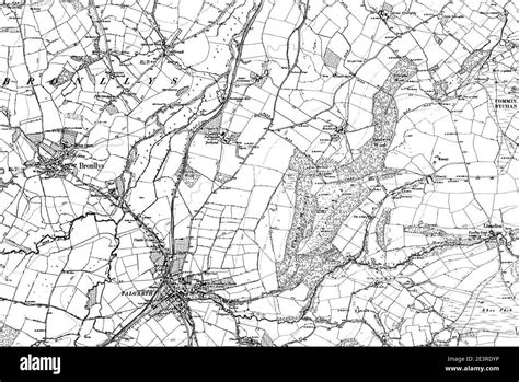 Map Of Brecknockshire Os Map Name Sw Ordnance Survey