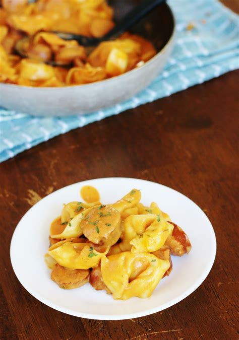 Cheesy Sausage Tortellini