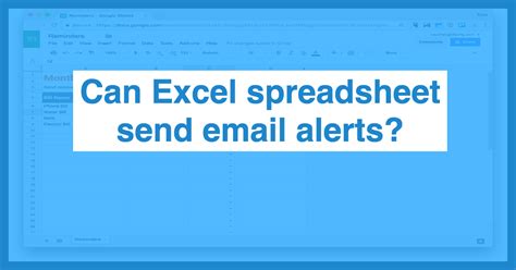 How To Send Email Alerts In Excel Anyleads