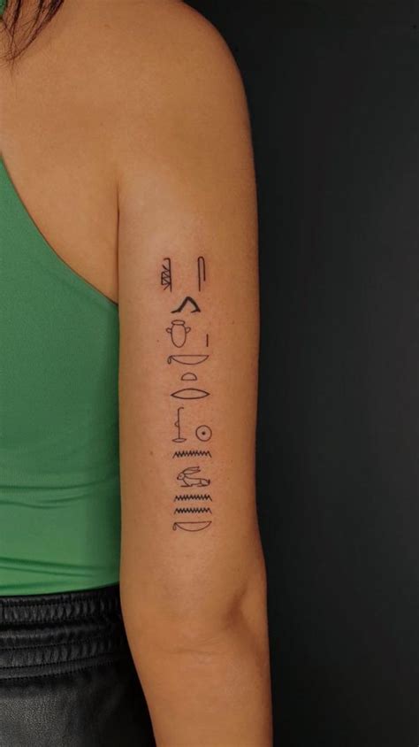 50 Egyptian Hieroglyphics Tattoo Designs with Meaning | Art and Design