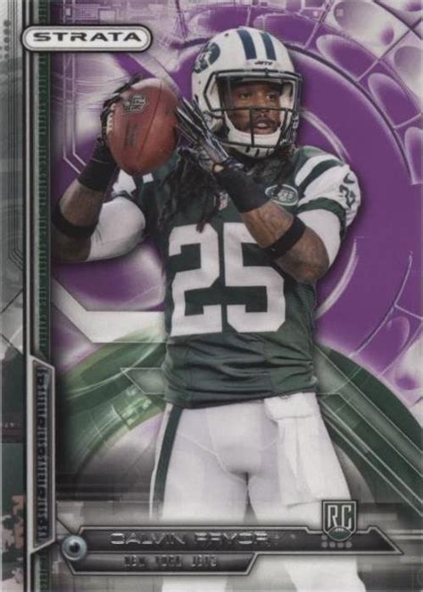 2014 Topps Strata Rookie Purple 154 Calvin Pryor Calvin Pryor RC