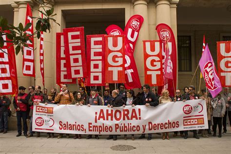 CCOO y UGT Aragón reclaman salarios empleo público y derechos