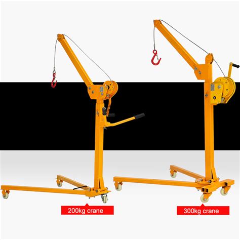 Wholesale Foldable Shop Crane With Manual Winch Portable Small Lift