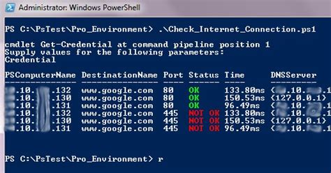 A Blog To A System Admin S Passion Powershell Check The Internet