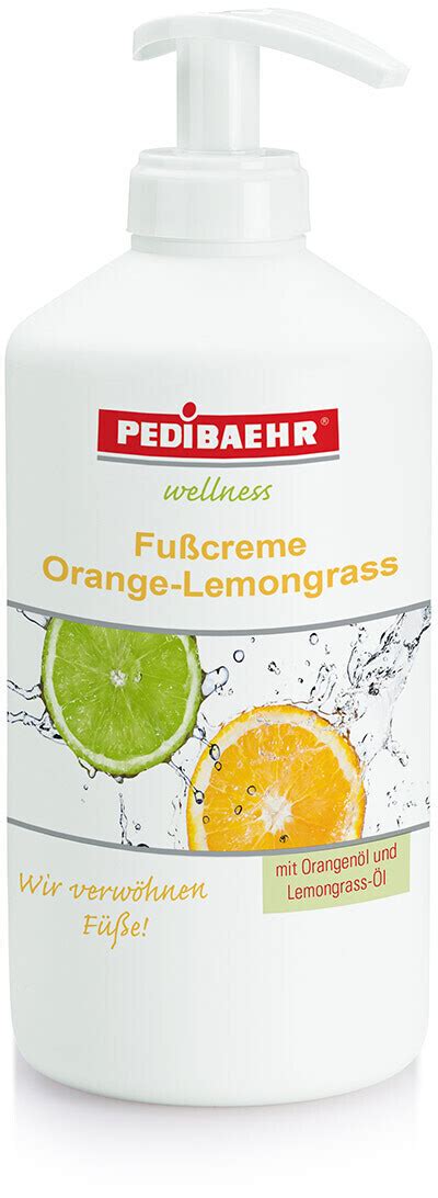 Pedibaehr Fußcreme Orange Lemongrass ab 7 98 Preisvergleich bei