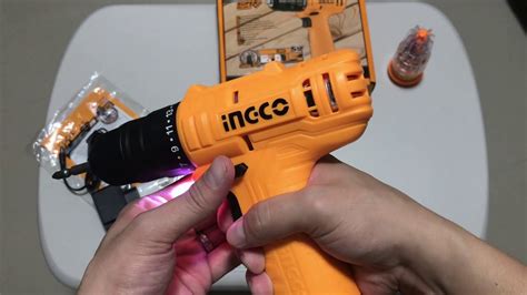 INGCO Cordless Drill 12V Lithium Ion Unboxing Atelier Yuwa Ciao Jp