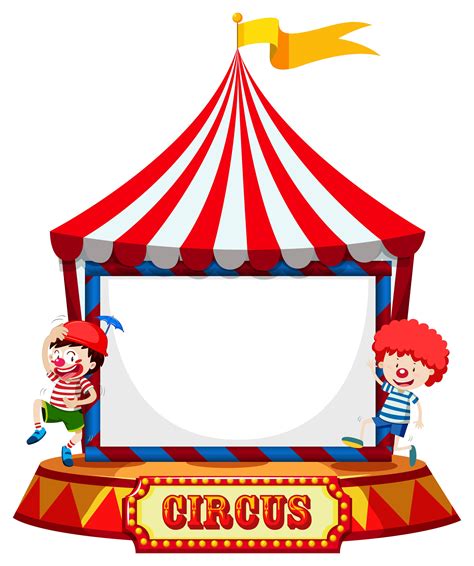 Descarga El Vector Libre De Regal As Carpa De Circo Con Marco De