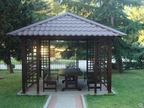 Садовые беседки - изготовление, цена от 2 600 руб./кв.м в Краснодаре от ...