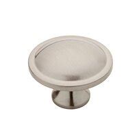 Contempo Ii Collection Mm Contempo Knob In Satin Nickel By