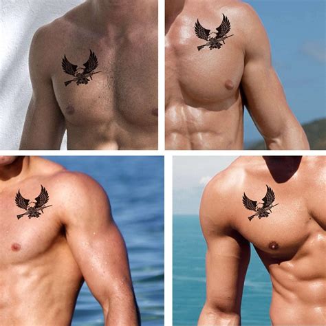 Dopetattoo Six Sheets Temporary Tattoos For Men And Women Usa Bald