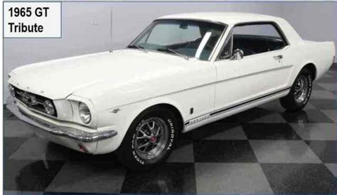 1965 Ford Mustang Sportscar White Rwd Manual Gt A Class Classic Ford