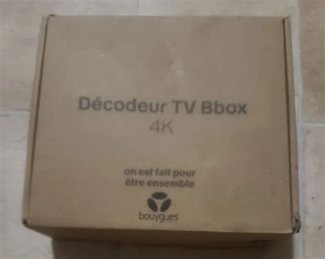 D Codeur Tv Hd K Android Bouygues Bbox Ultym T L Commande C Bles