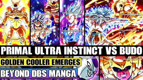 Beyond Dragon Ball Super Primal Ultra Instinct Goku Vs Budo Golden