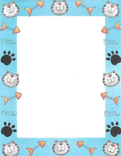 Cat Page Border by Silvermoonlight217 on DeviantArt