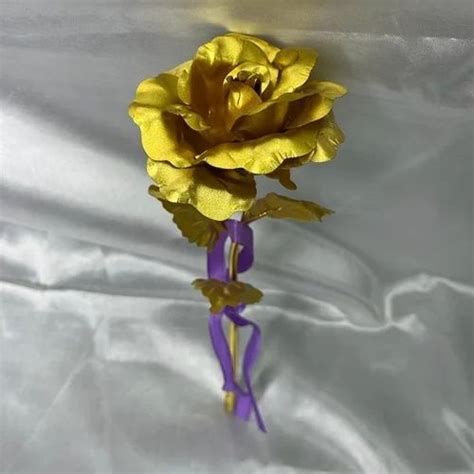 Golden Foil 8 Inch Gold Plated Rose, Packaging Type: Box at Rs 150/box ...