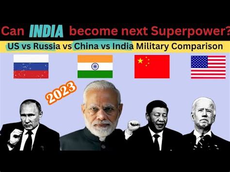 Can India Become Next Superpower US Vs Russia Vs China Vs India