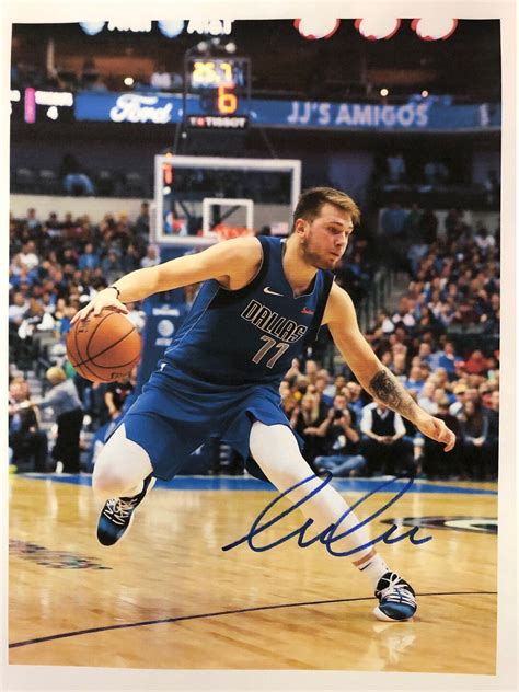 Luka Doncic Signed Photo Autograph Dallas Mavericks Etsy