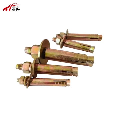 Heavy Duty Color Zinc Plated Fastener Expansion Anchor Bolt For