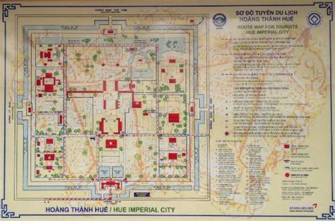 Bản đồ chi tiết bản đồ hoàng thành huế 2024 mới nhất