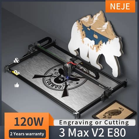 Neje Max V E E Laser Engraving Cutting Machine Woodwork Tool