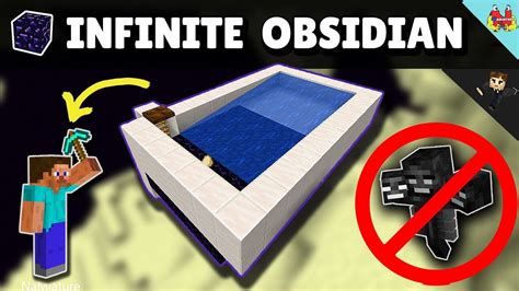 EASY AFK Obsidian Farm Minecraft 1.16 Tutorial (NO WITHER) [Obsidian ...