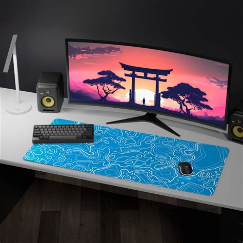 Colourful Topographic Mousepad Topographic Xxl Mouse Pad Multiple