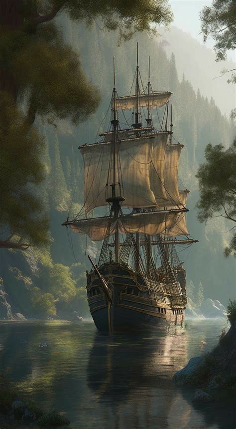 Pirate Ship Wallpaper Paesaggi Bellissimi Sfondi Sfondi Vintage